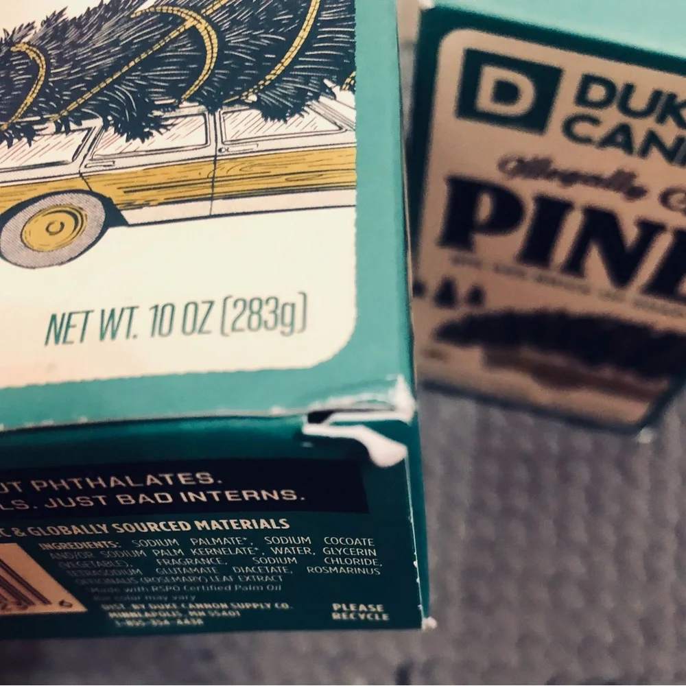 Duke Cannon Illegally Cut Pine Soap - 2 Bars - New Seasonal